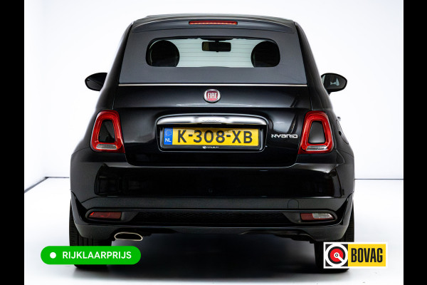Fiat 500C 1.0 Hybrid Rockstar | Beats audio | Climate control | Cruise | Electrische cabrio kap | Apple Carplay, Android auto | PDC achter, Electrische ramen voor