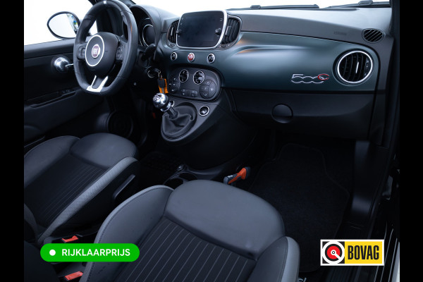 Fiat 500C 1.0 Hybrid Rockstar | Beats audio | Climate control | Cruise | Electrische cabrio kap | Apple Carplay, Android auto | PDC achter, Electrische ramen voor
