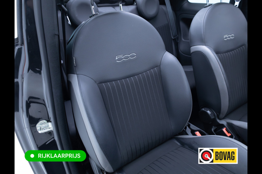 Fiat 500C 1.0 Hybrid Rockstar | Beats audio | Climate control | Cruise | Electrische cabrio kap | Apple Carplay, Android auto | PDC achter, Electrische ramen voor