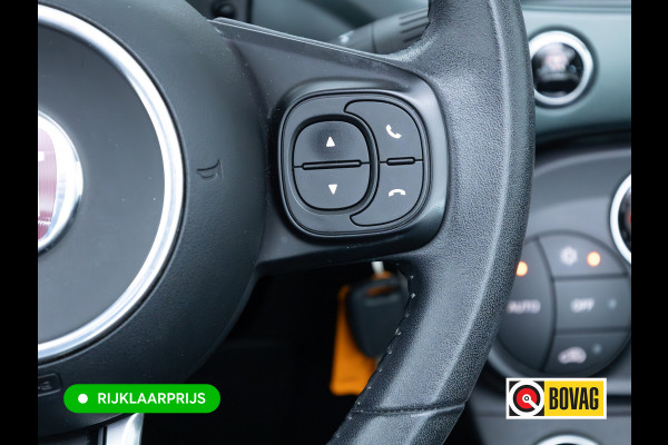 Fiat 500C 1.0 Hybrid Rockstar | Beats audio | Climate control | Cruise | Electrische cabrio kap | Apple Carplay, Android auto | PDC achter, Electrische ramen voor