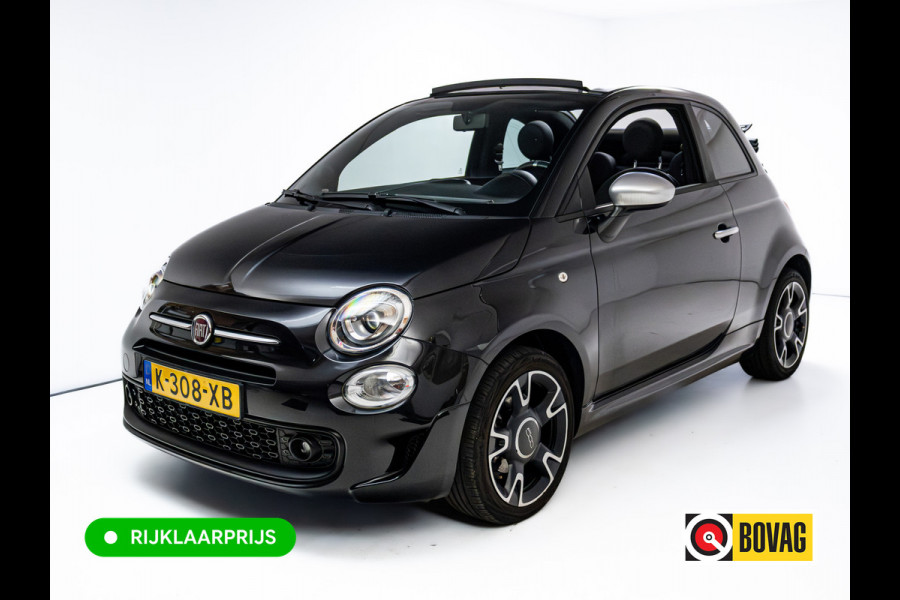 Fiat 500C 1.0 Hybrid Rockstar | Beats audio | Climate control | Cruise | Electrische cabrio kap | Apple Carplay, Android auto | PDC achter, Electrische ramen voor