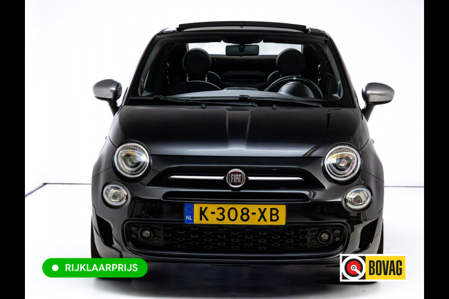 Fiat 500C 1.0 Hybrid Rockstar | Beats audio | Climate control | Cruise | Electrische cabrio kap | Apple Carplay, Android auto | PDC achter, Electrische ramen voor