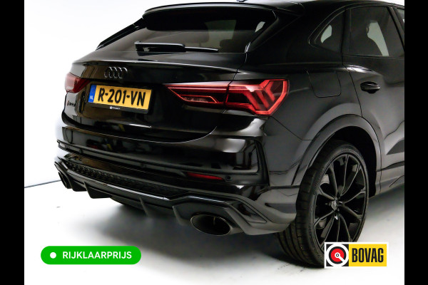 Audi RS Q3 Sportback RSQ3 2.5 TFSI Quattro | Ruitjesleer | Panoramadak | Adaptive cruise | Wegklapbare trekhaak | Sonos | Navigatie El.verstelbare stoelen met stoelverwarming, Carplay/Android auto, 360 camera, Electrische achterklep