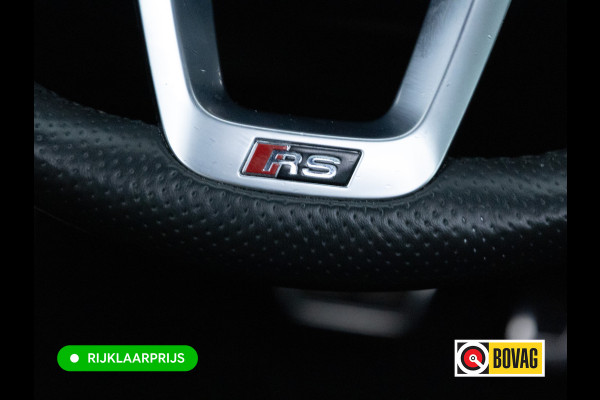 Audi RS Q3 Sportback RSQ3 2.5 TFSI Quattro | Ruitjesleer | Panoramadak | Adaptive cruise | Wegklapbare trekhaak | Sonos | Navigatie El.verstelbare stoelen met stoelverwarming, Carplay/Android auto, 360 camera, Electrische achterklep