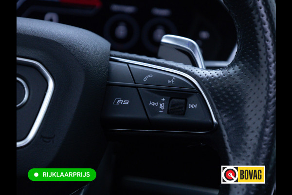Audi RS Q3 Sportback RSQ3 2.5 TFSI Quattro | Ruitjesleer | Panoramadak | Adaptive cruise | Wegklapbare trekhaak | Sonos | Navigatie El.verstelbare stoelen met stoelverwarming, Carplay/Android auto, 360 camera, Electrische achterklep