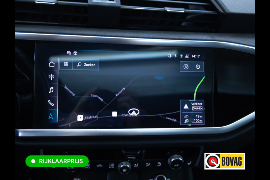 Audi RS Q3 Sportback RSQ3 2.5 TFSI Quattro | Ruitjesleer | Panoramadak | Adaptive cruise | Wegklapbare trekhaak | Sonos | Navigatie El.verstelbare stoelen met stoelverwarming, Carplay/Android auto, 360 camera, Electrische achterklep