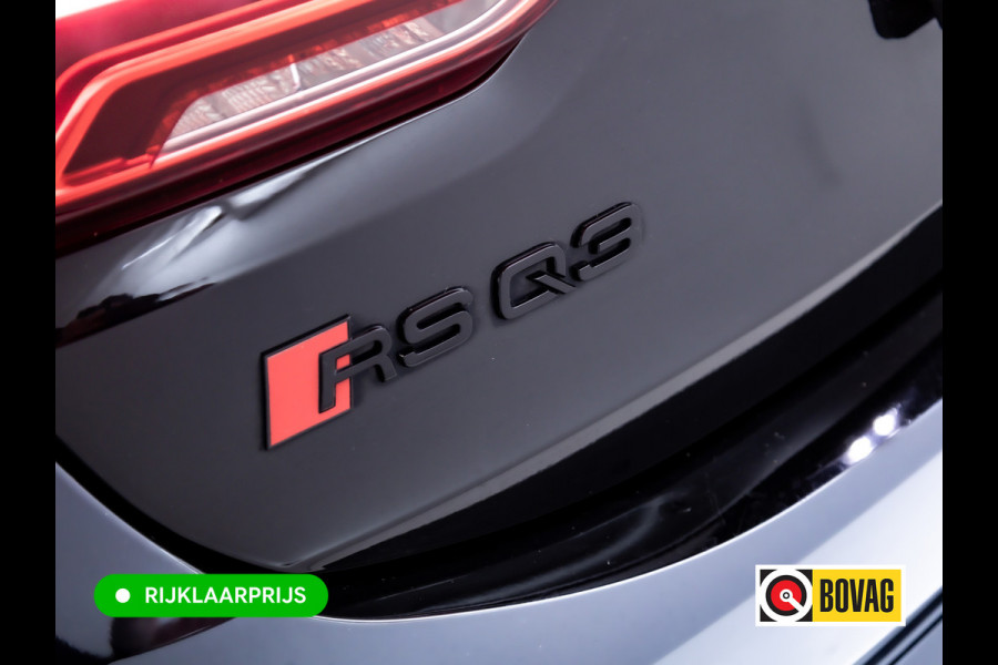 Audi RS Q3 Sportback RSQ3 2.5 TFSI Quattro | Ruitjesleer | Panoramadak | Adaptive cruise | Wegklapbare trekhaak | Sonos | Navigatie El.verstelbare stoelen met stoelverwarming, Carplay/Android auto, 360 camera, Electrische achterklep