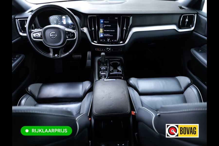 Volvo V60 2.0 T8 Twin Engine AWD R-Design | Stoel-, Stuur- & Achterbank verw. | Elec. trekhaak | 360 Camera | Elec. klep | Pilot assist, All season banden, Led, PDC V+A. Apple Carplay, Android auto