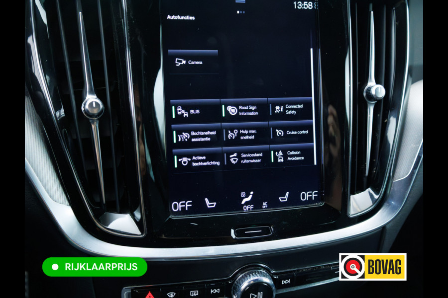 Volvo V60 2.0 T8 Twin Engine AWD R-Design | Stoel-, Stuur- & Achterbank verw. | Elec. trekhaak | 360 Camera | Elec. klep | Pilot assist, All season banden, Led, PDC V+A. Apple Carplay, Android auto