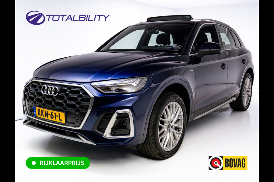 Audi Q5 50 TFSI e Quattro S-Line | Panoramadak | Adaptive cruise | El. achterklep | Stoelverwarming | App-connect | Matrix led, Aut. groot licht, 3-zone climate control, 20 inch