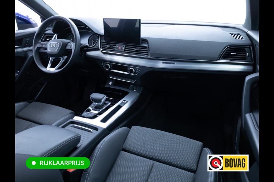 Audi Q5 50 TFSI e Quattro S-Line | Panoramadak | Adaptive cruise | El. achterklep | Stoelverwarming | App-connect | Matrix led, Aut. groot licht, 3-zone climate control, 20 inch