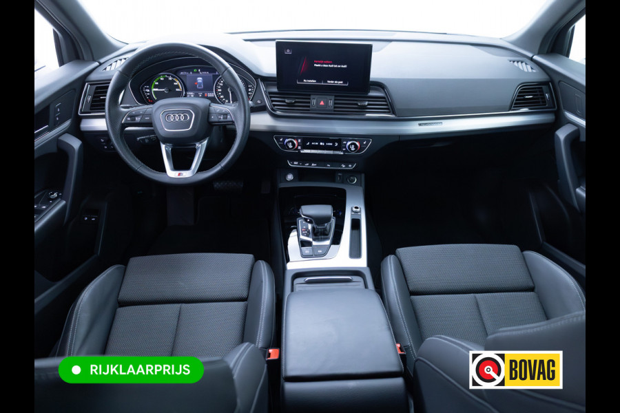 Audi Q5 50 TFSI e Quattro S-Line | Panoramadak | Adaptive cruise | El. achterklep | Stoelverwarming | App-connect | Matrix led, Aut. groot licht, 3-zone climate control, 20 inch