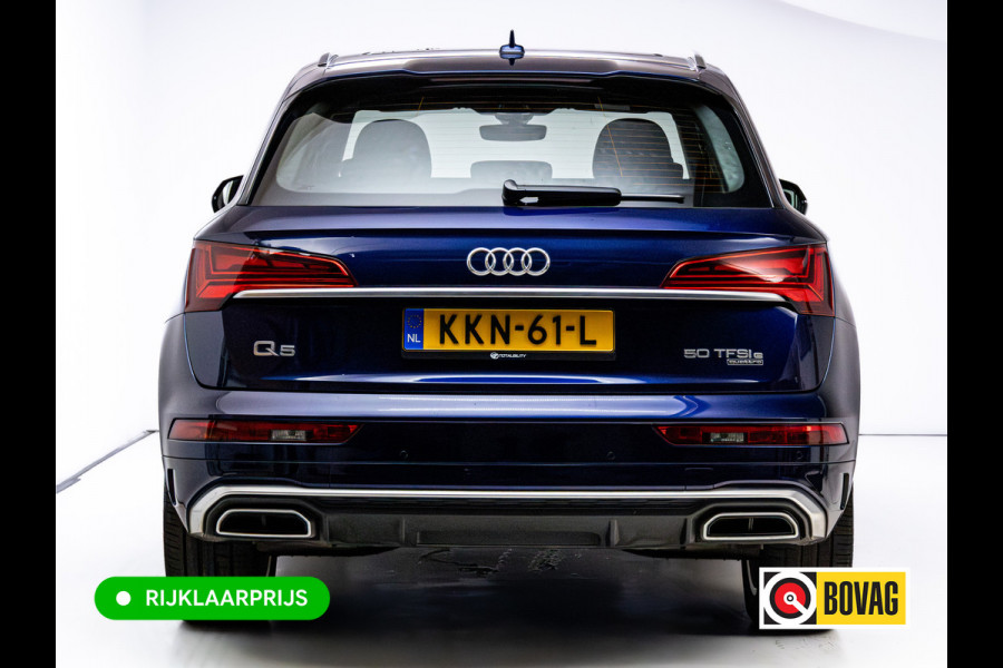 Audi Q5 50 TFSI e Quattro S-Line | Panoramadak | Adaptive cruise | El. achterklep | Stoelverwarming | App-connect | Matrix led, Aut. groot licht, 3-zone climate control, 20 inch