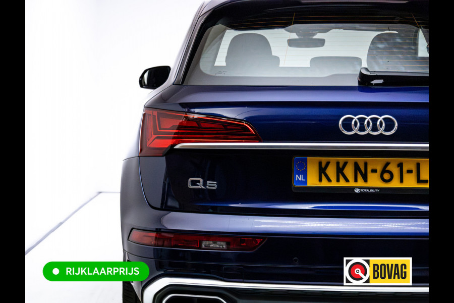 Audi Q5 50 TFSI e Quattro S-Line | Panoramadak | Adaptive cruise | El. achterklep | Stoelverwarming | App-connect | Matrix led, Aut. groot licht, 3-zone climate control, 20 inch