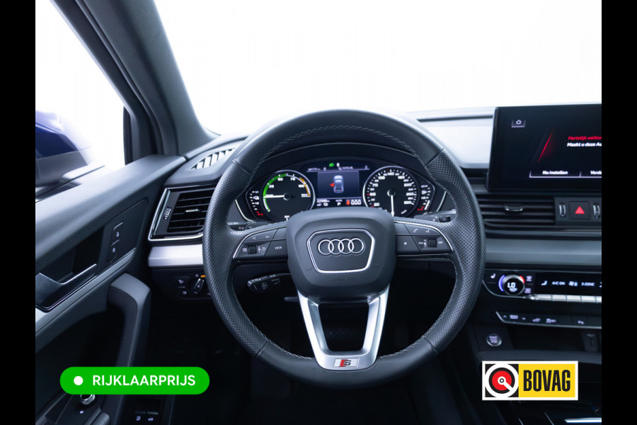 Audi Q5 50 TFSI e Quattro S-Line | Panoramadak | Adaptive cruise | El. achterklep | Stoelverwarming | App-connect | Matrix led, Aut. groot licht, 3-zone climate control, 20 inch