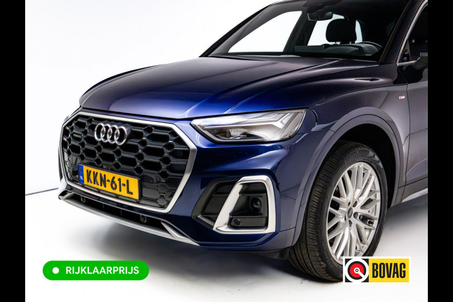 Audi Q5 50 TFSI e Quattro S-Line | Panoramadak | Adaptive cruise | El. achterklep | Stoelverwarming | App-connect | Matrix led, Aut. groot licht, 3-zone climate control, 20 inch