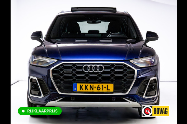 Audi Q5 50 TFSI e Quattro S-Line | Panoramadak | Adaptive cruise | El. achterklep | Stoelverwarming | App-connect | Matrix led, Aut. groot licht, 3-zone climate control, 20 inch