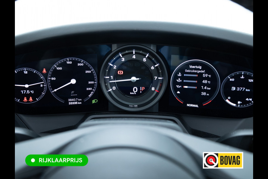 Porsche 911 Cabrio 3.0 Carrera S 451 PK | Sportdesign zwart | Sportuitlaat | Sport Chrono | Stoel verw. & ventilatie | Porsche approved gara Stuurbekr. plus, PASM, PTV Plus, Kl. 3 & 5 alarm, Sportstoelen plus, Ambienteverl., Leer pakket, Ijsgrijs metallic
