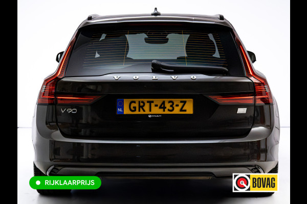 Volvo V90 2.0 T6 AWD R-Design | Pano | Trekhaak | Headup | Harman Kardon | Pilot assist | Stoel- & Stuurverwarming | 19"LMV, Extra getint glas, 1/2 leer/alcantara, PDC + Camera, Apple Carplay, Elec. achterklep