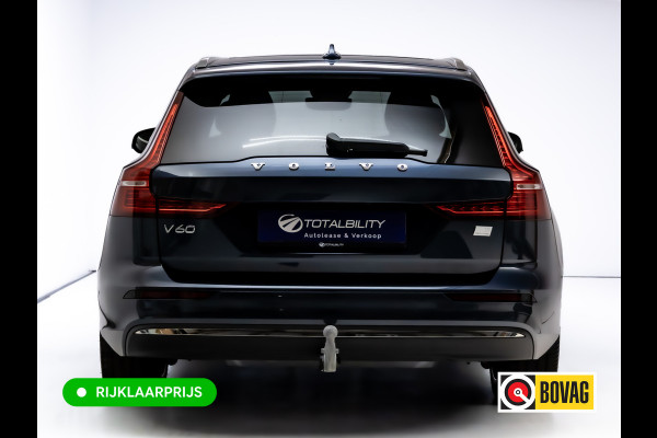 Volvo V60 2.0 T8 Plug-in hybrid AWD Ultimate Bright | Bowers & Wilkins | Panorama dak | Trekhaak | Stoel- Stuur en achterbankverw. | Head-up, Pilot assist, Elec. achterklep, 360 Camera, Electrische stoelen met geheugen