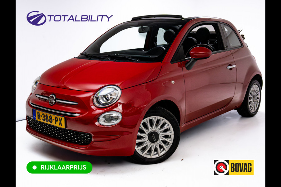 Fiat 500C 1.0 Hybrid Launch Edition | Cruise | Apple Carplay, Android auto | Climate control | All season banden | Electrische kap, PDC achter