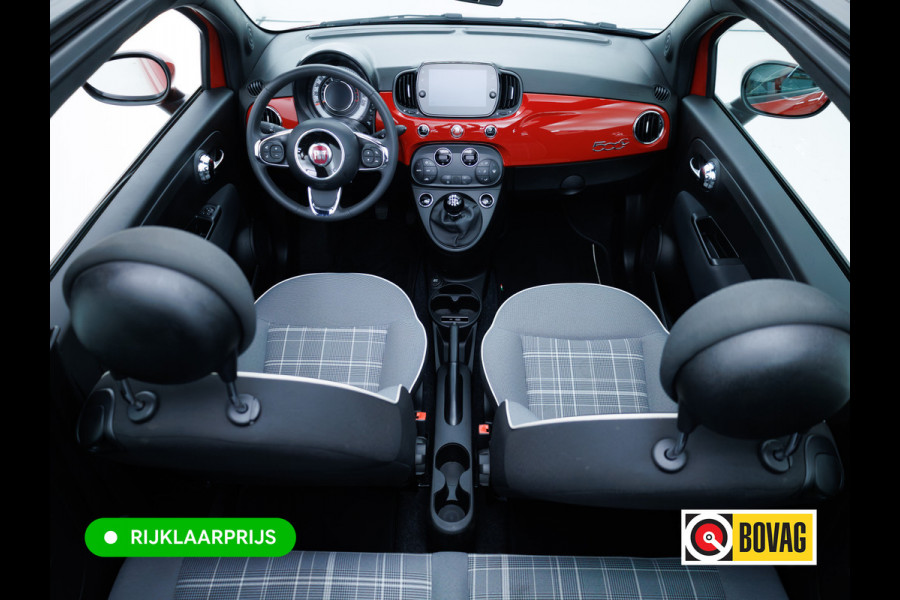 Fiat 500C 1.0 Hybrid Launch Edition | Cruise | Apple Carplay, Android auto | Climate control | All season banden | Electrische kap, PDC achter