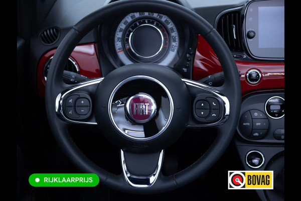 Fiat 500C 1.0 Hybrid Launch Edition | Cruise | Apple Carplay, Android auto | Climate control | All season banden | Electrische kap, PDC achter