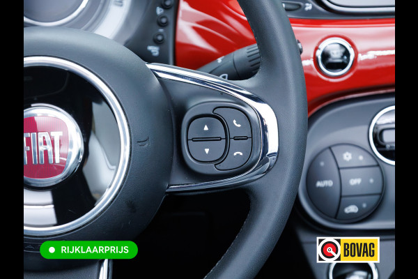 Fiat 500C 1.0 Hybrid Launch Edition | Cruise | Apple Carplay, Android auto | Climate control | All season banden | Electrische kap, PDC achter