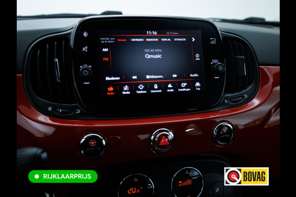 Fiat 500C 1.0 Hybrid Launch Edition | Cruise | Apple Carplay, Android auto | Climate control | All season banden | Electrische kap, PDC achter