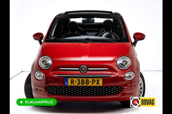 Fiat 500C 1.0 Hybrid Launch Edition | Cruise | Apple Carplay, Android auto | Climate control | All season banden | Electrische kap, PDC achter
