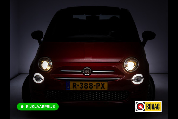 Fiat 500C 1.0 Hybrid Launch Edition | Cruise | Apple Carplay, Android auto | Climate control | All season banden | Electrische kap, PDC achter