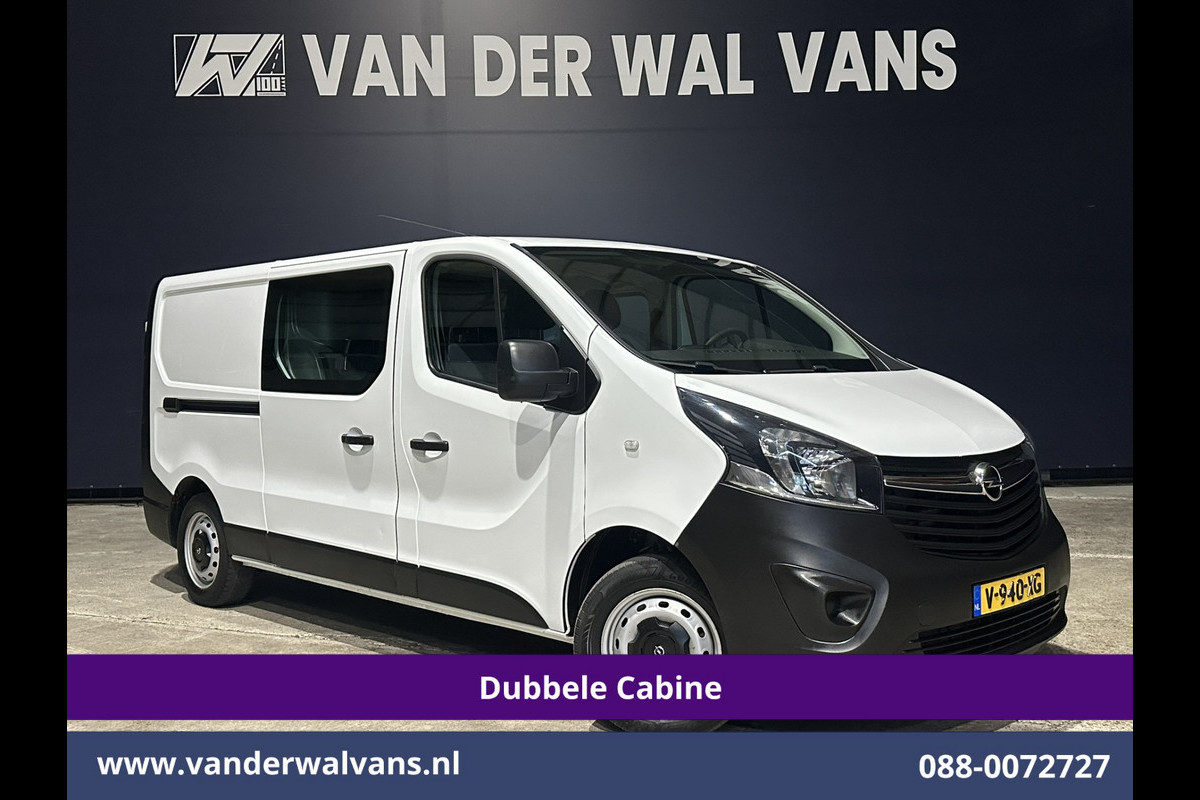 Opel Vivaro 1.6 CDTI 126pk L2H1 Dubbele Cabine Euro6 Airco | 6-Zits | LED | Cruisecontrol Trekhaak