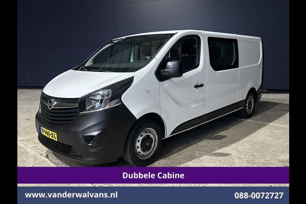 Opel Vivaro 1.6 CDTI 126pk L2H1 Dubbele Cabine Euro6 Airco | 6-Zits | LED | Cruisecontrol Trekhaak