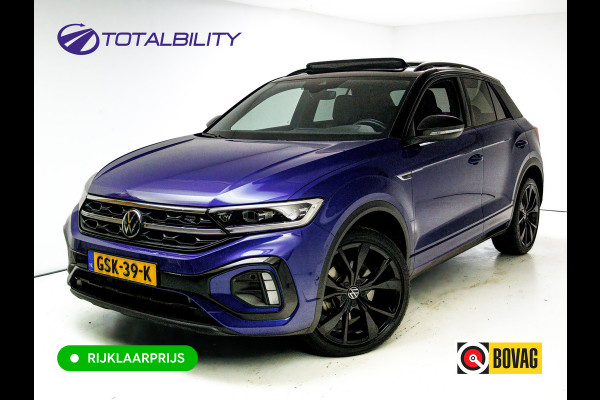 Volkswagen T-Roc 1.5 TSI R-Line Black Style | Panoramadak | Camera | Afn Trekhaak | IQ-Light | Beats audio | Travel assist | Stoel- & stuurverwarming, Apple Carplay/Android auto, Camera, Afn. trekhaak, Elec. klep