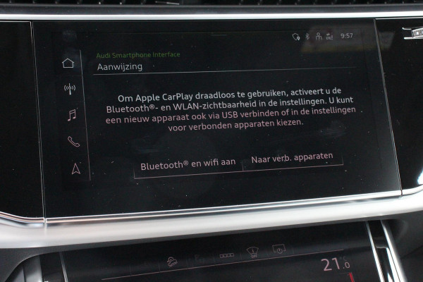 Audi Q8 55 TFSI e PHEV quattro Pro Line S-Line 3* S-Line Leder B&O Trekhaak Elektrisch Luchtvering Led Dab Led Blackpack Stoelverwarming Stoelverkoeling Camera