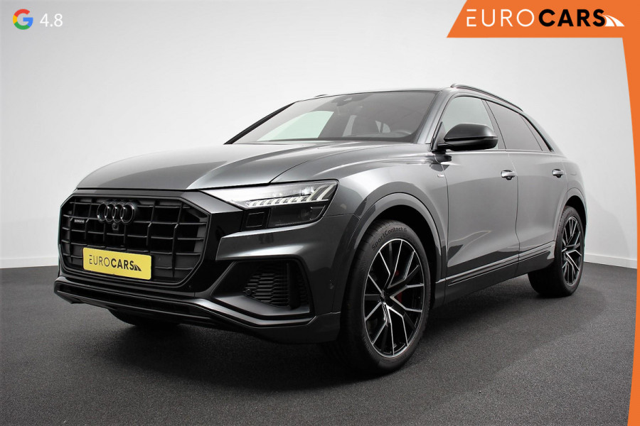Audi Q8 55 TFSI e PHEV quattro Pro Line S-Line 3* S-Line Leder B&O Trekhaak Elektrisch Luchtvering Led Dab Led Blackpack Stoelverwarming Stoelverkoeling Camera