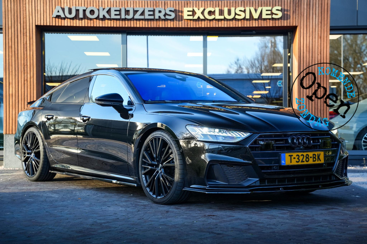Audi A7 Sportback 50 TDI quattro Pro Line Plus B&O+ Panodak 360 Camera HUD Memory Amient Dynamisch Koplampen Achterlicht Leer