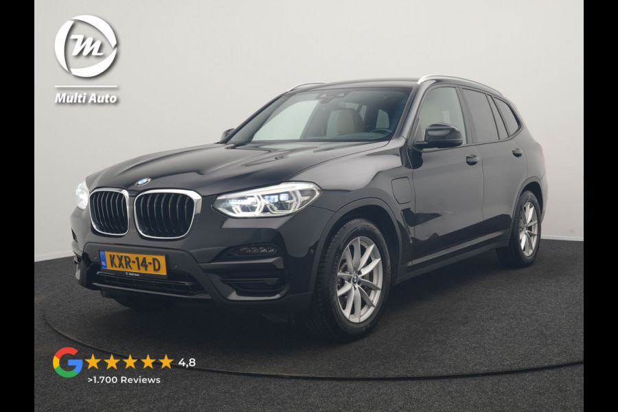 BMW X3 xDrive30e Advantage PHEV 293pk Dealer O.H | Trekhaak Af Fabriek | Head Up | Camera | Adaptief Onderstel | Cruise Control | Sportstoelen Verwarmd | Keyless | BLIS | Apple Carplay | Adaptive LED | Navigatie | Virtual | DAB | 18"L.M | Plug In Hybrid |