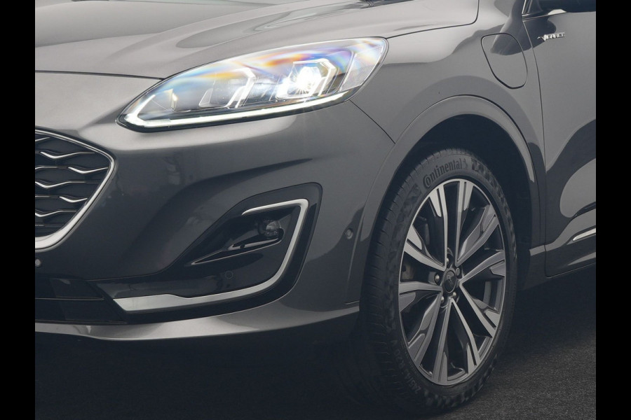 Ford Kuga 2.5 Vignale PHEV 225pk Dealer O.H. | Trekhaak Af Fabriek | Panodak | Adaptive Cruise | Head Up | 360 Camera | Bang & Olufsen | Lederen Comfortstoelen Memory & Verwarmd | Stuur Verwarmd | Apple Carplay | Blis | Keyless | DAB | Navigatie | 20"L.M | Plug In Hybrid |