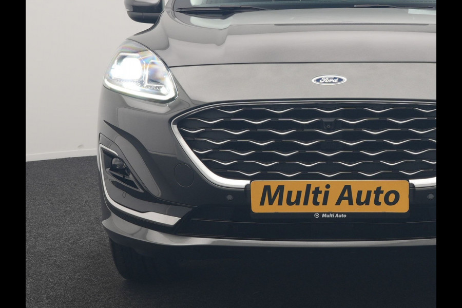 Ford Kuga 2.5 Vignale PHEV 225pk Dealer O.H. | Trekhaak Af Fabriek | Panodak | Adaptive Cruise | Head Up | 360 Camera | Bang & Olufsen | Lederen Comfortstoelen Memory & Verwarmd | Stuur Verwarmd | Apple Carplay | Blis | Keyless | DAB | Navigatie | 20"L.M | Plug In Hybrid |