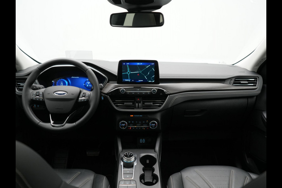 Ford Kuga 2.5 Vignale PHEV 225pk Dealer O.H. | Trekhaak Af Fabriek | Panodak | Adaptive Cruise | Head Up | 360 Camera | Bang & Olufsen | Lederen Comfortstoelen Memory & Verwarmd | Stuur Verwarmd | Apple Carplay | Blis | Keyless | DAB | Navigatie | 20"L.M | Plug In Hybrid |