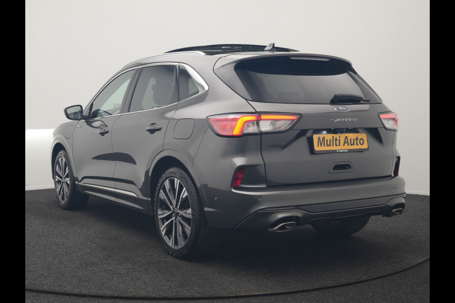 Ford Kuga 2.5 Vignale PHEV 225pk Dealer O.H. | Trekhaak Af Fabriek | Panodak | Adaptive Cruise | Head Up | 360 Camera | Bang & Olufsen | Lederen Comfortstoelen Memory & Verwarmd | Stuur Verwarmd | Apple Carplay | Blis | Keyless | DAB | Navigatie | 20"L.M | Plug In Hybrid |