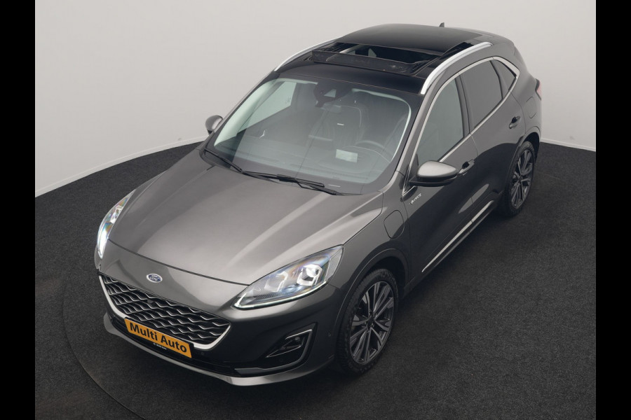 Ford Kuga 2.5 Vignale PHEV 225pk Dealer O.H. | Trekhaak Af Fabriek | Panodak | Adaptive Cruise | Head Up | 360 Camera | Bang & Olufsen | Lederen Comfortstoelen Memory & Verwarmd | Stuur Verwarmd | Apple Carplay | Blis | Keyless | DAB | Navigatie | 20"L.M | Plug In Hybrid |