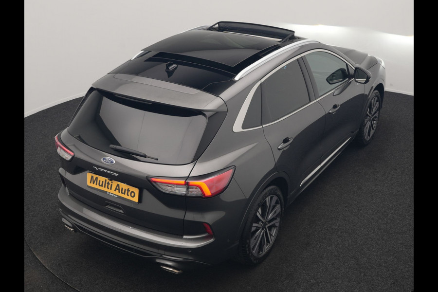Ford Kuga 2.5 Vignale PHEV 225pk Dealer O.H. | Trekhaak Af Fabriek | Panodak | Adaptive Cruise | Head Up | 360 Camera | Bang & Olufsen | Lederen Comfortstoelen Memory & Verwarmd | Stuur Verwarmd | Apple Carplay | Blis | Keyless | DAB | Navigatie | 20"L.M | Plug In Hybrid |