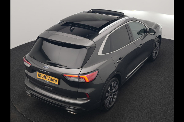 Ford Kuga 2.5 Vignale PHEV 225pk Dealer O.H. | Trekhaak Af Fabriek | Panodak | Adaptive Cruise | Head Up | 360 Camera | Bang & Olufsen | Lederen Comfortstoelen Memory & Verwarmd | Stuur Verwarmd | Apple Carplay | Blis | Keyless | DAB | Navigatie | 20"L.M | Plug In Hybrid |