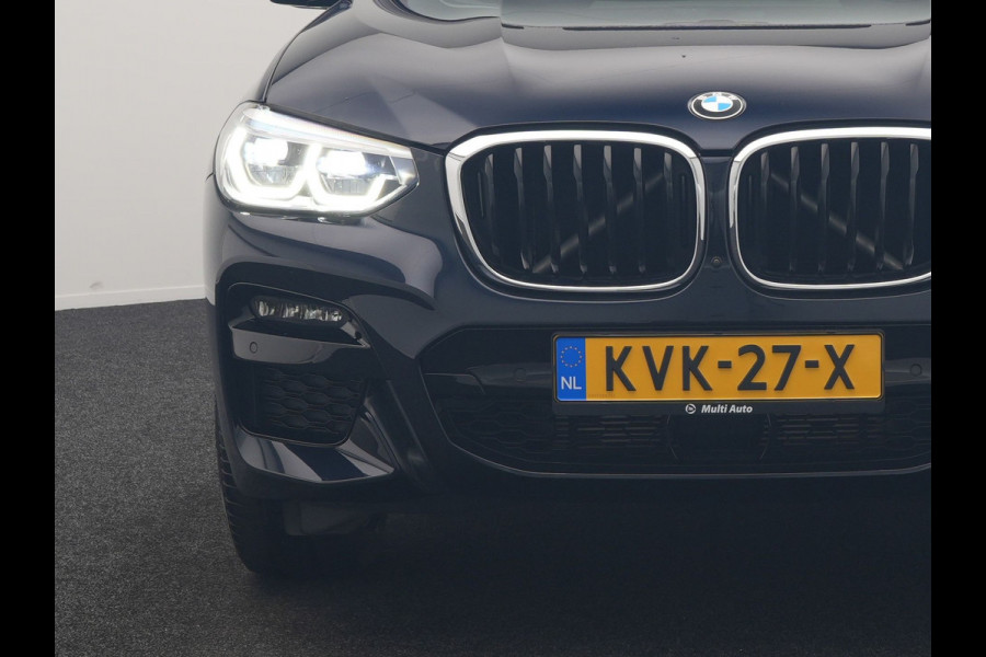 BMW X3 xDrive30e M Sport PHEV 293pk Dealer O.H. | Panodak | Adaptive Cruise | Head Up | 360 Camera | Harman / Kardon | Lederen Competition Stoelen Memory & Verewarmd | Stuur Verwarmd | Blis | Adaptive LED | Apple Carplay | Sfeerverlichting | Plug In Hybrid |
