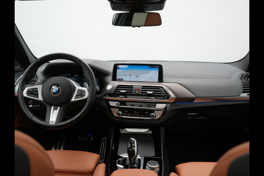 BMW X3 xDrive30e M Sport PHEV 293pk Dealer O.H. | Panodak | Adaptive Cruise | Head Up | 360 Camera | Harman / Kardon | Lederen Competition Stoelen Memory & Verewarmd | Stuur Verwarmd | Blis | Adaptive LED | Apple Carplay | Sfeerverlichting | Plug In Hybrid |
