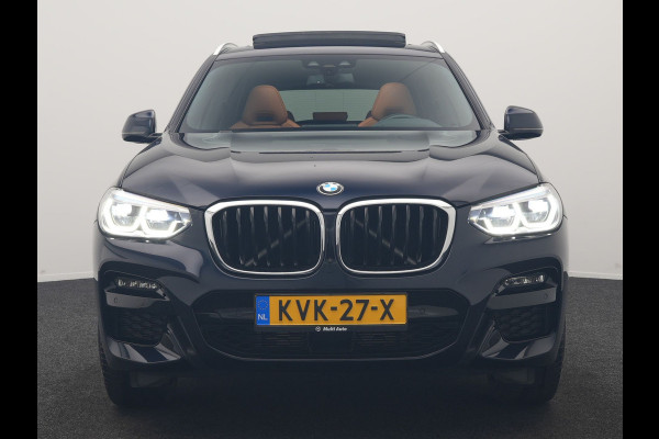 BMW X3 xDrive30e M Sport PHEV 293pk Dealer O.H. | Panodak | Adaptive Cruise | Head Up | 360 Camera | Harman / Kardon | Lederen Competition Stoelen Memory & Verewarmd | Stuur Verwarmd | Blis | Adaptive LED | Apple Carplay | Sfeerverlichting | Plug In Hybrid |
