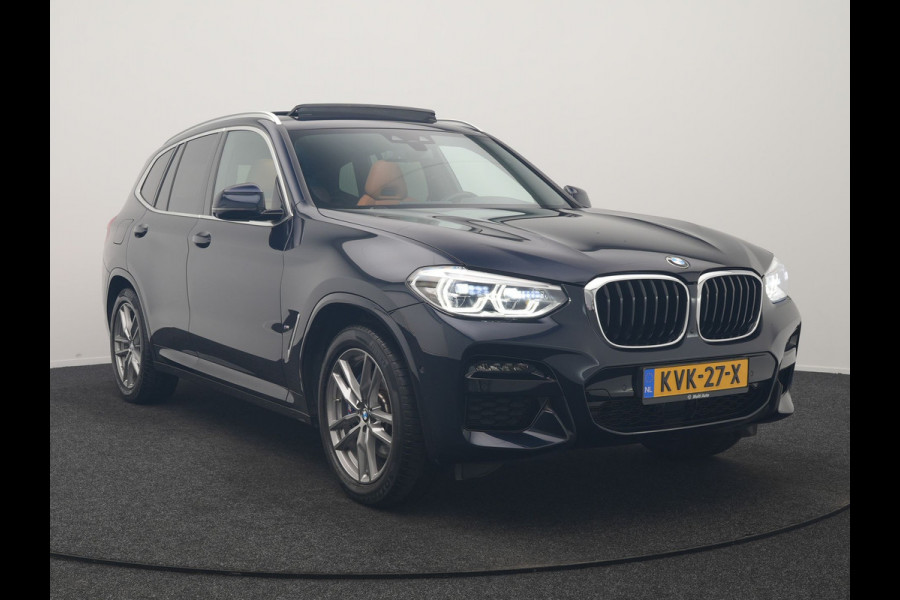 BMW X3 xDrive30e M Sport PHEV 293pk Dealer O.H. | Panodak | Adaptive Cruise | Head Up | 360 Camera | Harman / Kardon | Lederen Competition Stoelen Memory & Verewarmd | Stuur Verwarmd | Blis | Adaptive LED | Apple Carplay | Sfeerverlichting | Plug In Hybrid |
