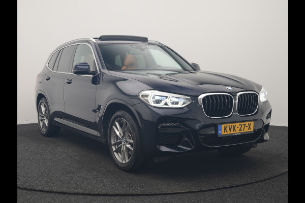 BMW X3 xDrive30e M Sport PHEV 293pk Dealer O.H. | Panodak | Adaptive Cruise | Head Up | 360 Camera | Harman / Kardon | Lederen Competition Stoelen Memory & Verewarmd | Stuur Verwarmd | Blis | Adaptive LED | Apple Carplay | Sfeerverlichting | Plug In Hybrid |